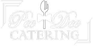 pee dee catering logo white